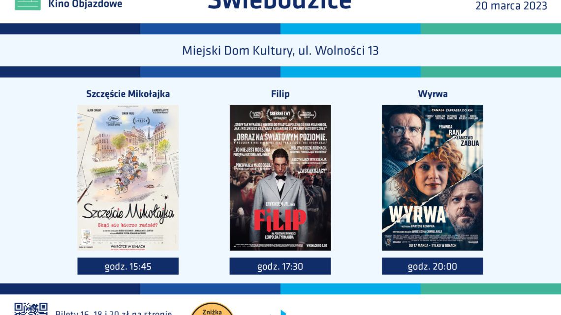 Bezgotówkowe Kino Objazdowe w Miejskim Domu Kultury w Świebodzicach