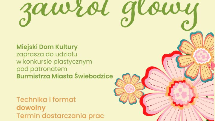 Wiosenny zawrót głowy -konkurs plastyczny