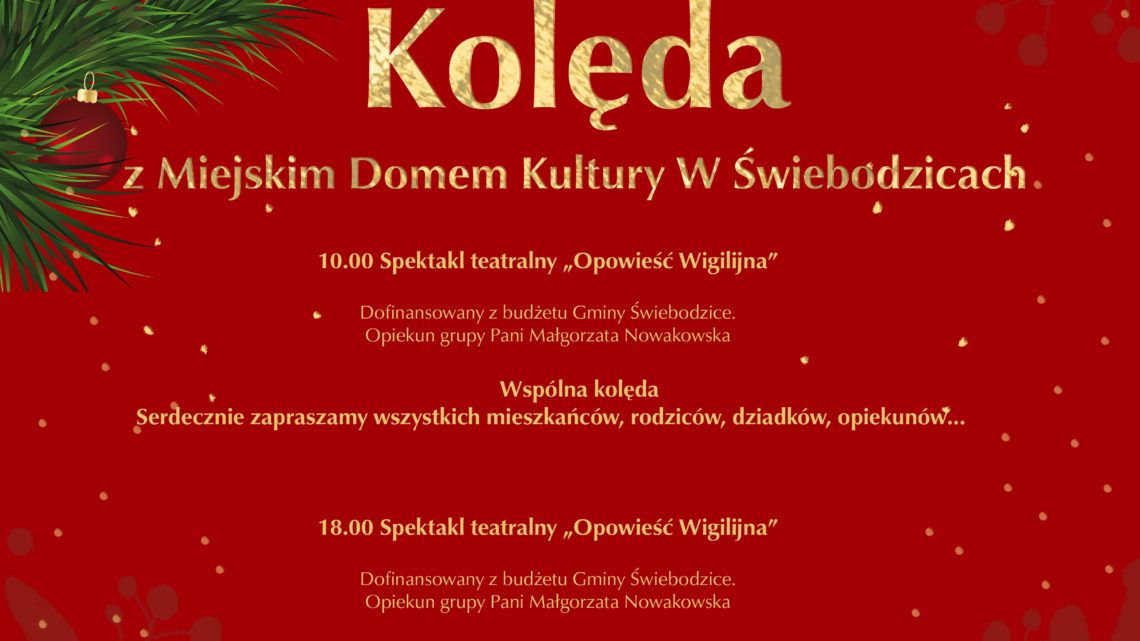 Kolęda z Miejskim Domem Kultury